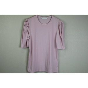 Rebecca Taylor Top Women XS‎ Light Pink Soft Capsule Classic Staple Basic Light